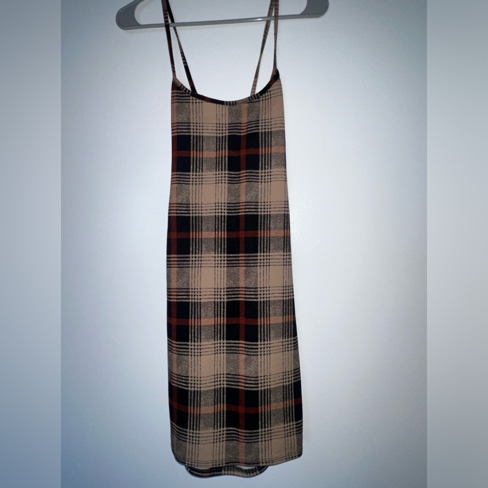 Mini Backless Black and Brown dress